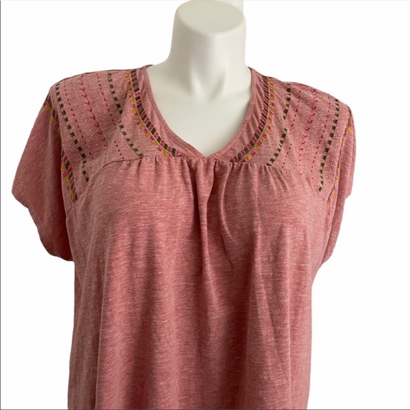 Lane Bryant with embroidered yoke long sides - Picture 2 of 7